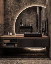 Half Moon LED Mirror - Northern Interiors